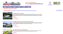 Desktop Screenshot of aircraftmerchants.com